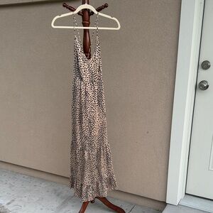 Chic Polka Dot Maxi Dress